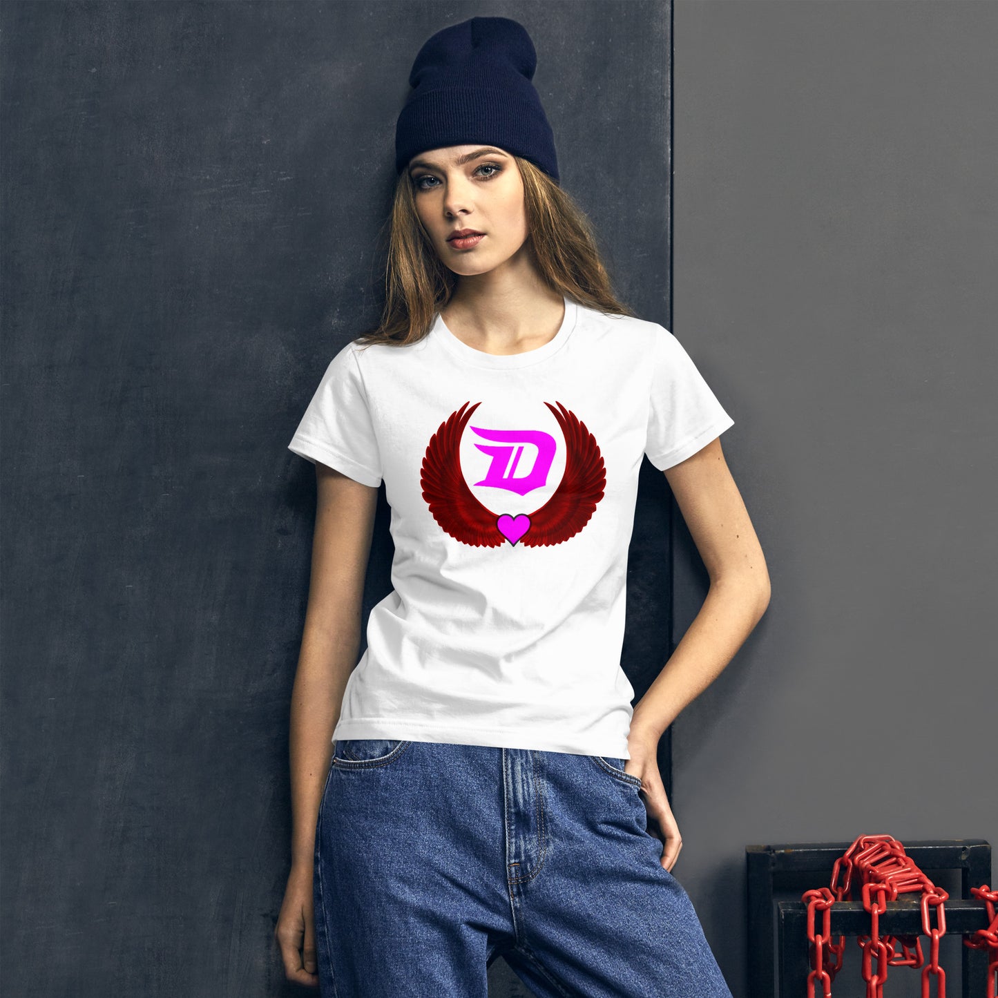 Detroit Red Wing design Women's short sleeve t-shirt